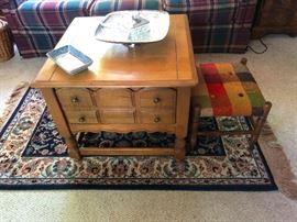 You'll have to fight me for that foot stool on the right. It's AWESOME.