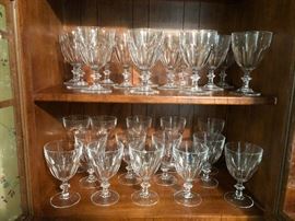 crystal stemware -- no more red party cups, you've evolved!