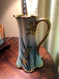 hand-painted ceramic vase