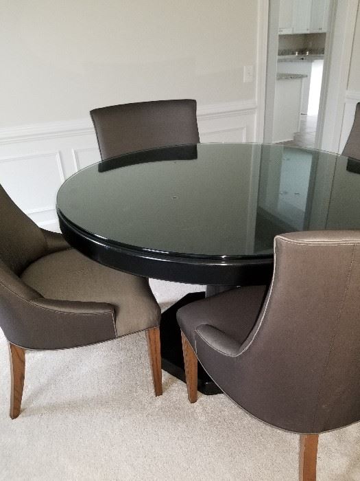 46" Round Dining Room Table and 5 Chairs $350.00
