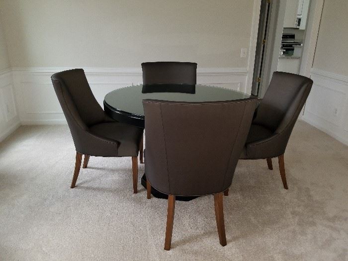46" Round Dining Room Table and 5 Chairs $350.00