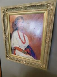 Don Ward Oil on Board New Mexico Artist
