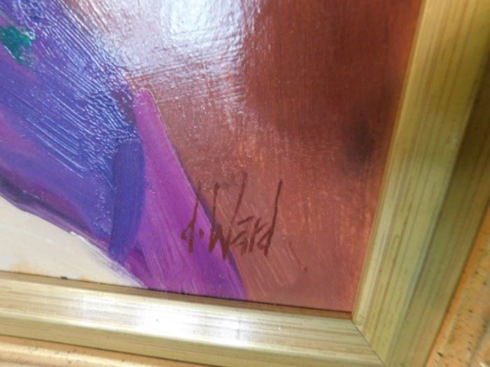 Don Ward Oil on Board New Mexico Artist