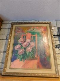 Rod Goebel Oil on canvas New Mexico Artist ( KC art institute graduate )