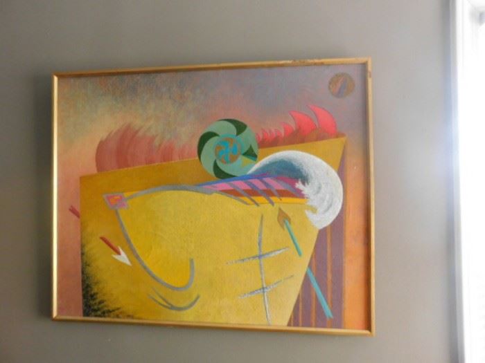 Bill Bomar Abstract oil Taos Modern Artist