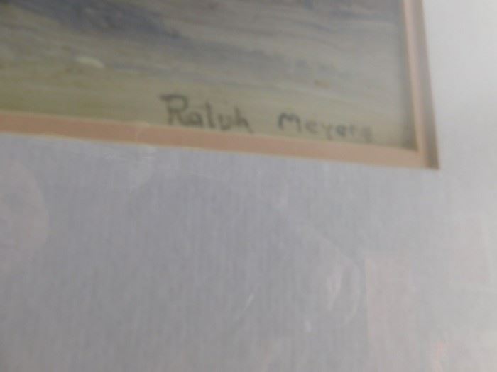 Ralph Myers Print ( New Mexico Artist)