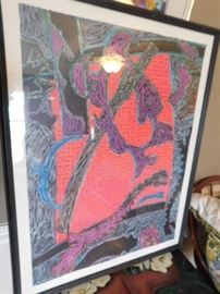 Hiroshi Murata print, serigraph