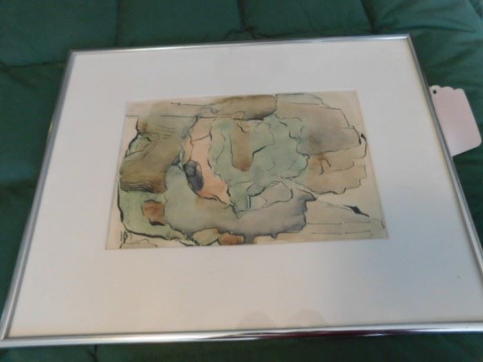 George Chacon, New Mexico artist watercolor