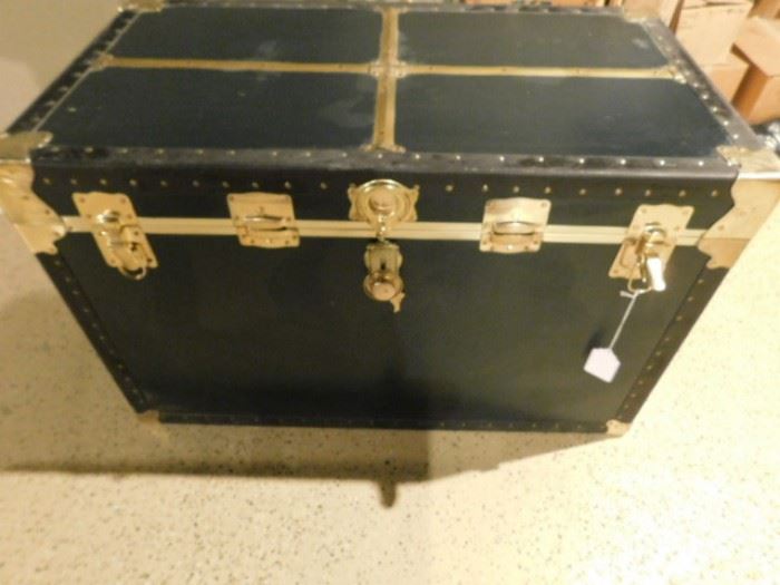 Vintage steamer trunk