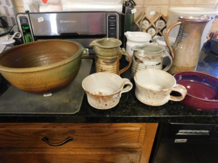 Hand made lale pottery dishes