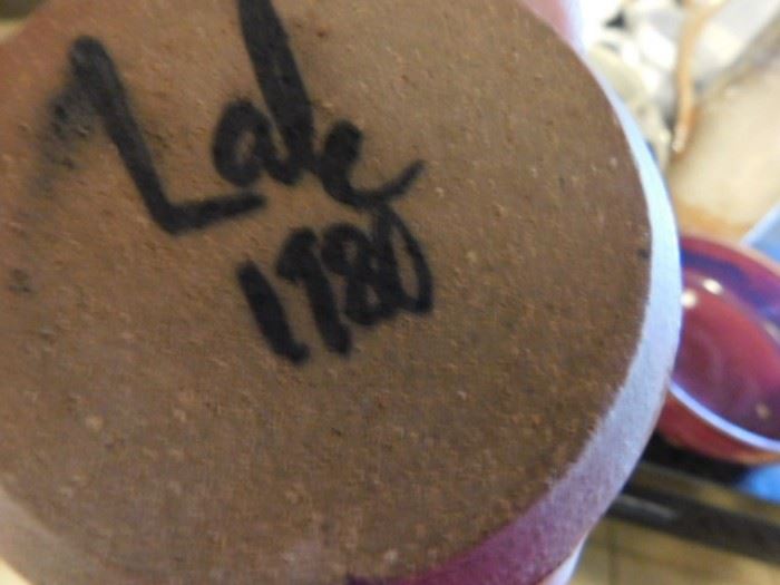 Hand made lale pottery dishes
