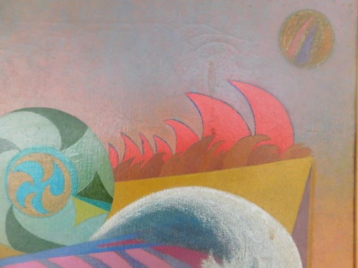 Bill Bomar Abstract oil Taos Modern Artist