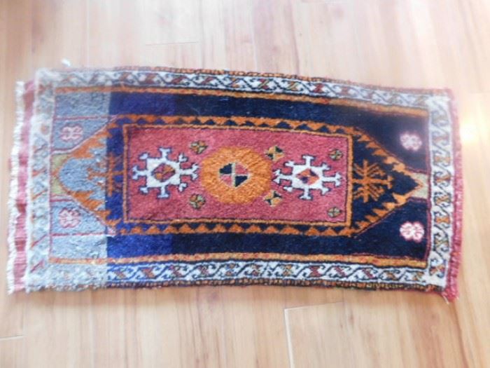 Handmade woven rug