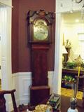 Beautiful Tall Case Clock with Calendar Hand and Moon Dial