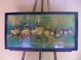 Signed "Viking" Oil on Canvas
1960's