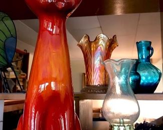 Vintage colored glass