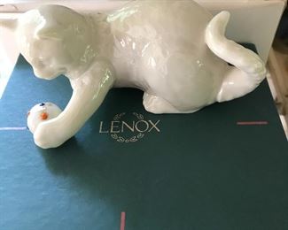Lenox cat figurine