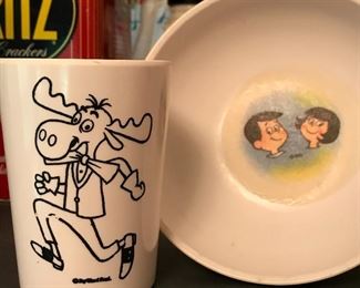 Bullwinkle cup and bowl