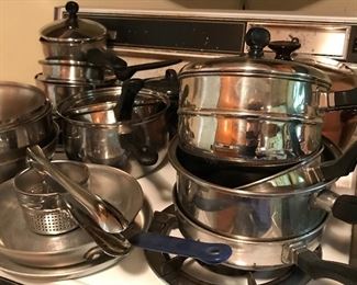 Kitchen pots and pans, cookware