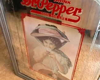 Dr Pepper mirrored art