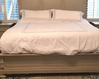 Brand new Restoration hardware "The St James Collection" king size bedroom set