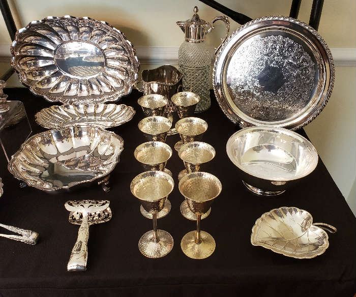 Silver Plate Collection and a few Sterling pieces