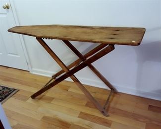 antique ironing wood board