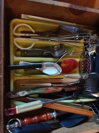 Utencils, some vintage