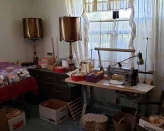 sewing room is full
