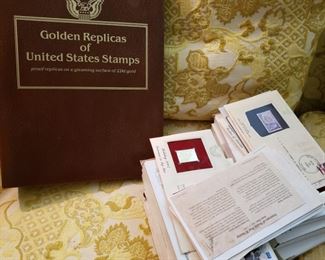Golden replicas of stamps