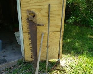 rakes, tools