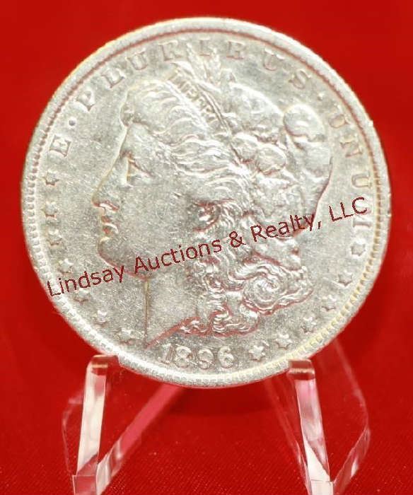 11 - 1896 US Silver Morgan Dollar 