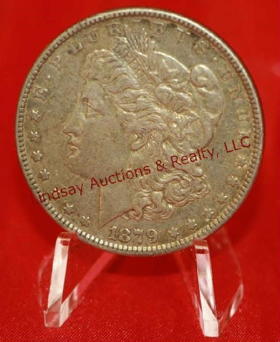 17 - 1879 US Silver Morgan Dollar 