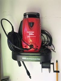 Husky 1500 PSI pressure washer with wall mount $ 58.00