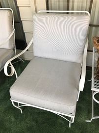 Metal Outdoor Chair / Cushion $ 60.00