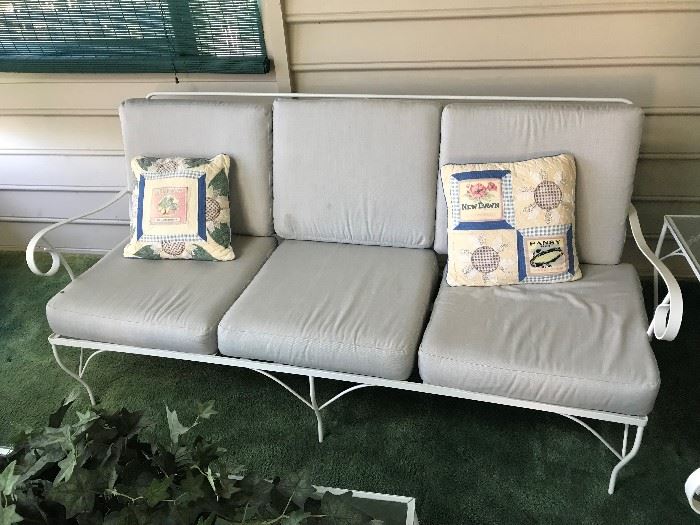 Metal Sofa / Cushions $ 138.00