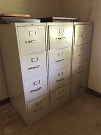4 Drawer File Cabinets (3) - $ 50.00 each