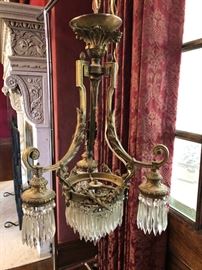 Beautiful Antique Chandelier. Believed to be Baccarat. 