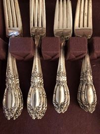 "King Richard" Sterling Flatware by Towle. Service for Eight. 