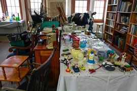 Holiday, side tables and cabinets, vintage toys