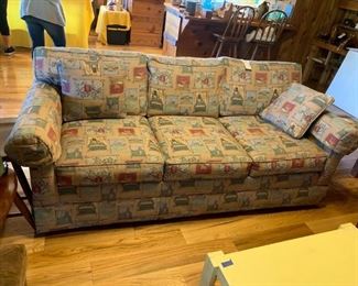 #11 Norwalk garden pattern hid a bed sofa $75.00