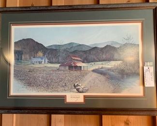 #27 The Alabama Reunion 1989 print by Larry Dodson for Governor Guy Hunt $75.00