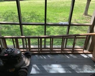 #49 porch wood ladder $30.00