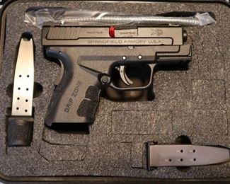 LOT # 46 - SPRINGFIELD ARMORY XD MOD2 PISTOL    AUCTION ESTIMATE - $425.00 - $595.00                                                         CALIBER .45ACP., CONDITION IS NEW IN BOX