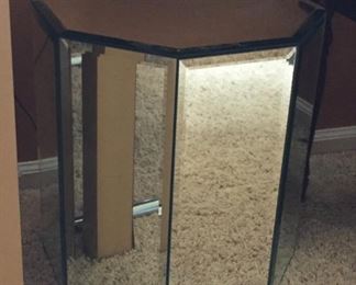 Glass Bedside Table
