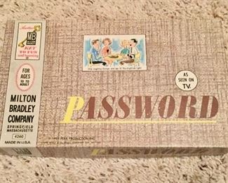 Vintage Password Game