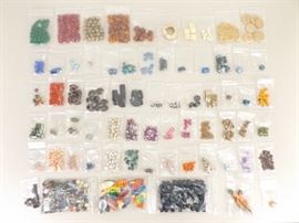 Large Lot of Natural Stone, Bone, Lampwork, Glass, etc. Beads