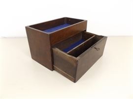 Antique Wood Gentleman's Box