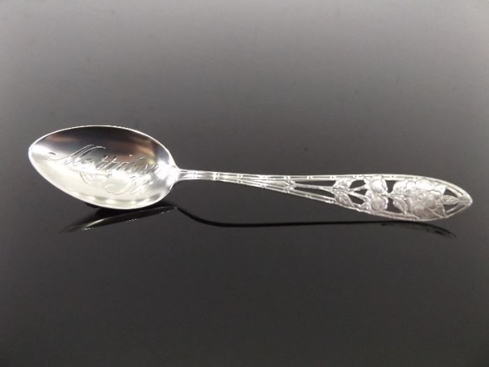 Antique .925 Sterling Silver Morrison Illinois Souvenir Spoon
