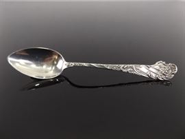 Antique .925 Sterling Silver Demitasse Spoon